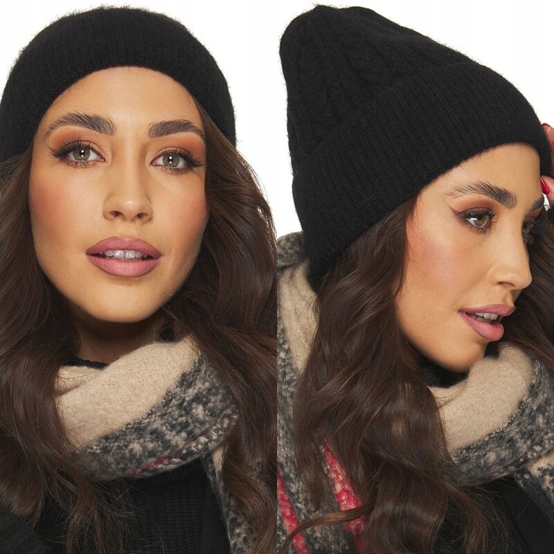 Fashionweek Dámska čiapka teplá a efektná s vlnou KARR-1 48752913