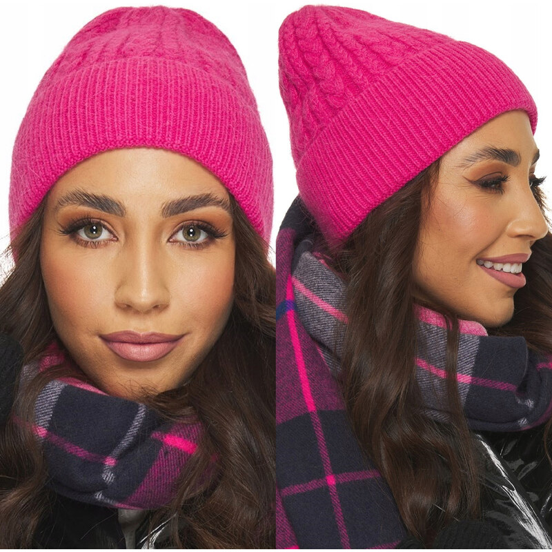 Fashionweek Dámska čiapka teplá a efektná s vlnou KARR-1 48752915