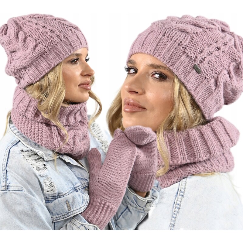 Fashionweek Súprava dámskej čiapky, šálu a rukavíc A9 48753141