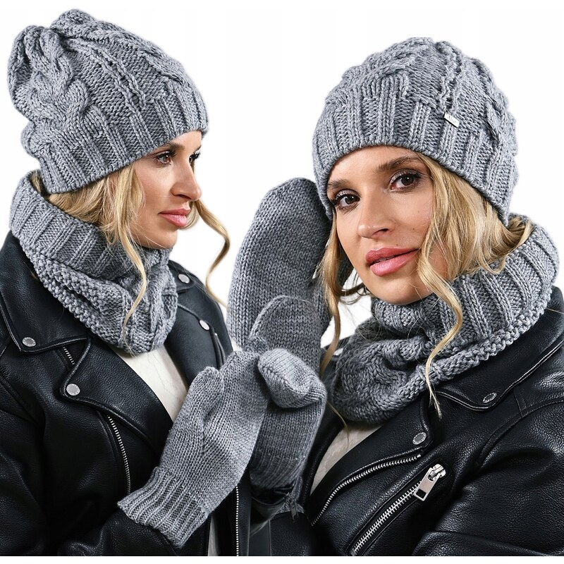 Fashionweek Súprava dámskej čiapky, šálu a rukavíc A9 48753143