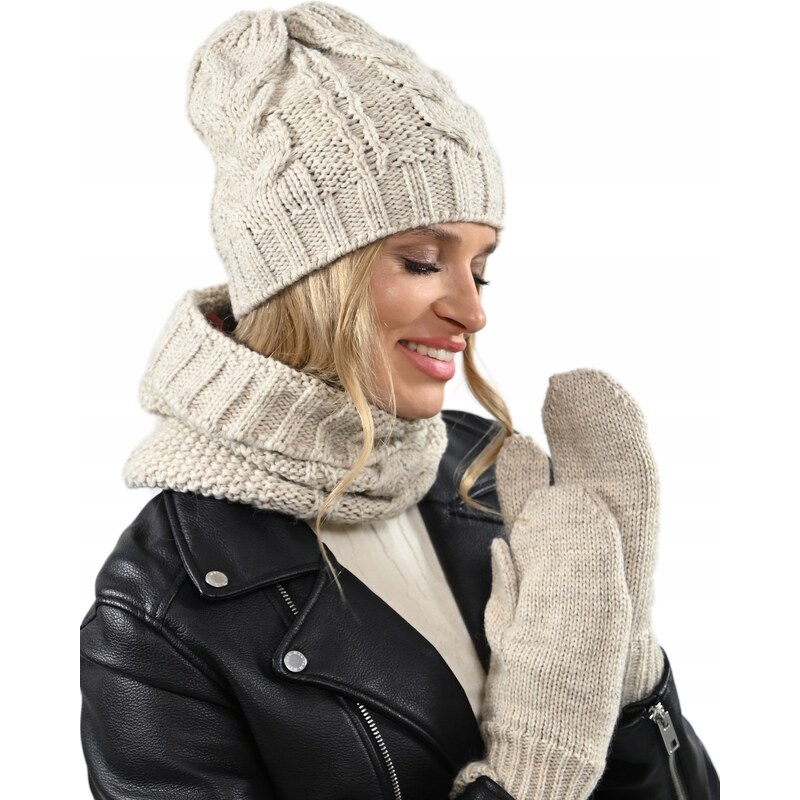 Fashionweek Súprava dámskej čiapky, šálu a rukavíc A9 48753148