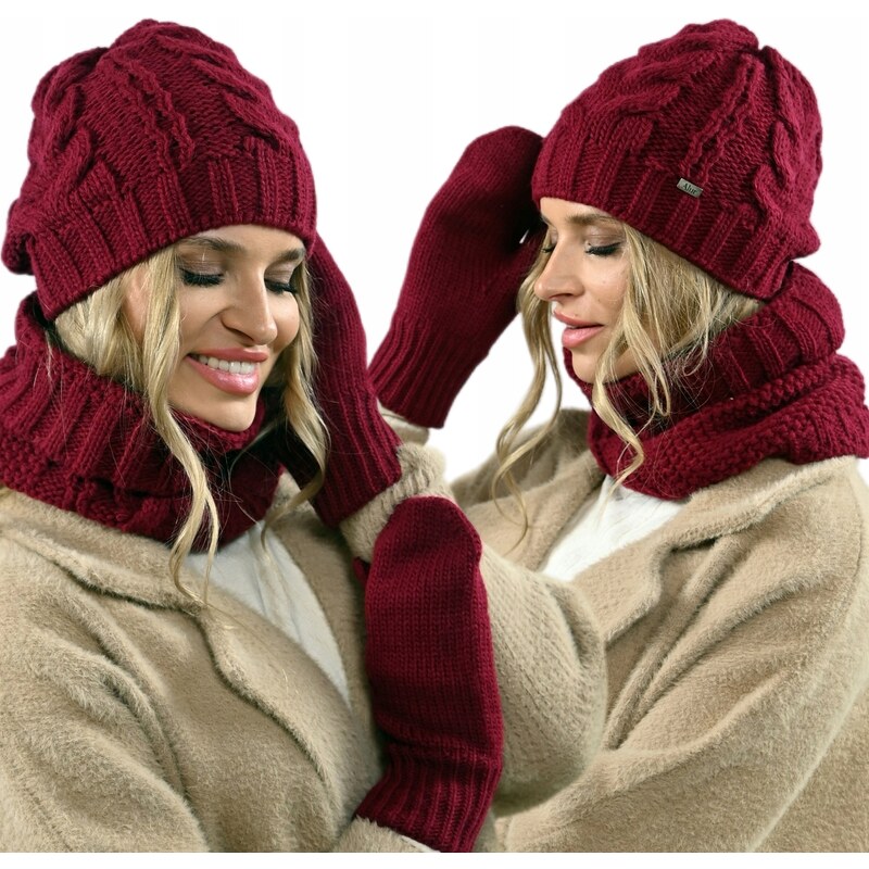 Fashionweek Súprava dámskej čiapky, šálu a rukavíc A9 48753142