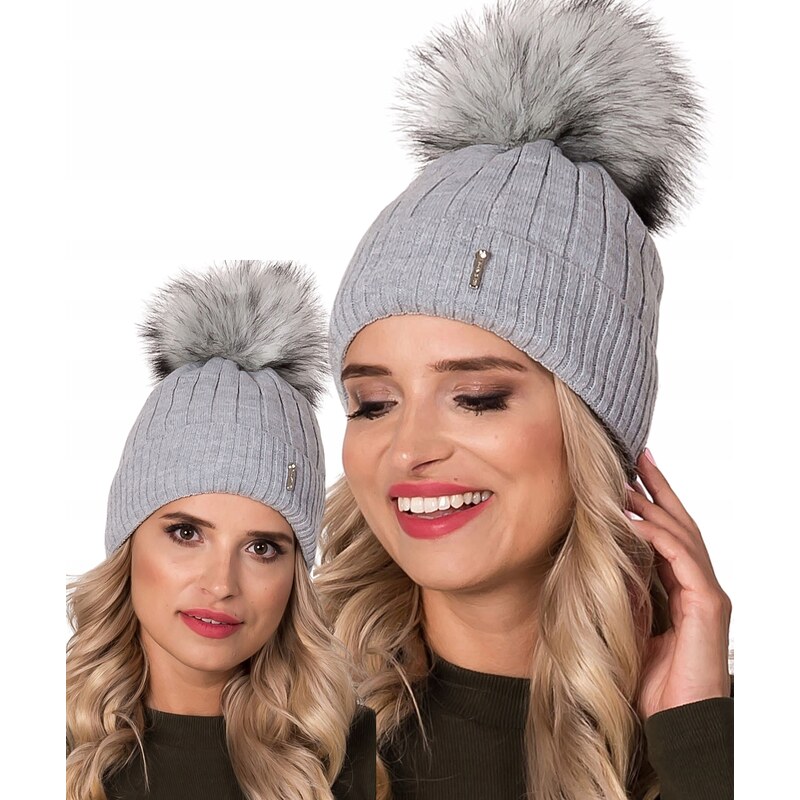 Fashionweek Dámska zimná čiapka s brmbolcom AL-J2 48753250