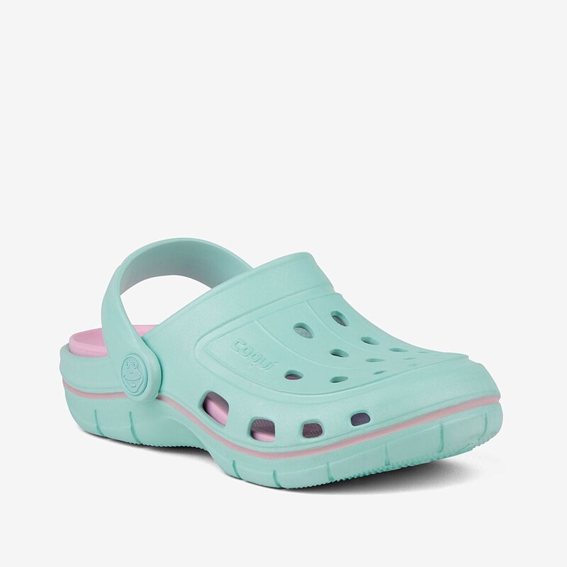 Detské topánky COQUI JUMPER mentolovo zelená/ružová 49081306