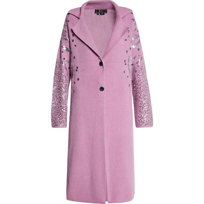 faina Kardigán svetlofialová / strieborná 54261926