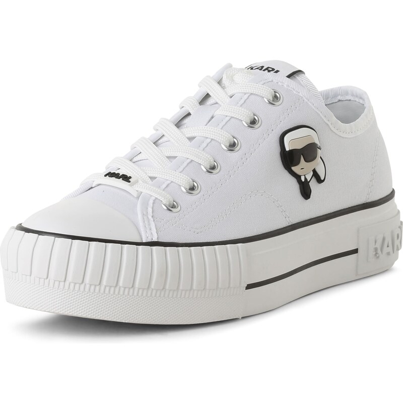 Karl Lagerfeld Nízke tenisky krémová / čierna / biela 62044344