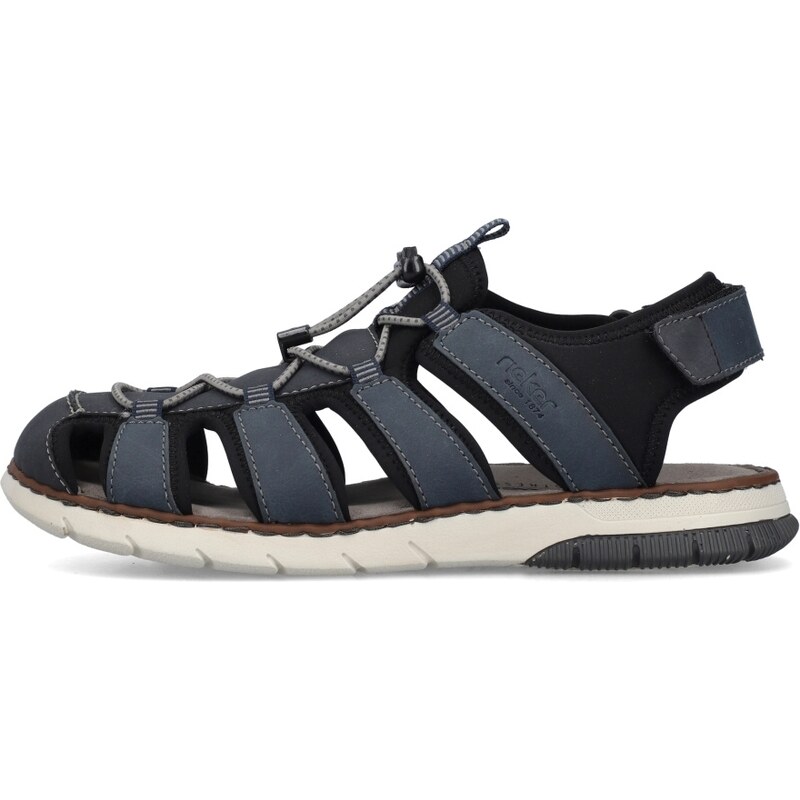 Pánske sandále RIEKER 25246-14 modrá S4