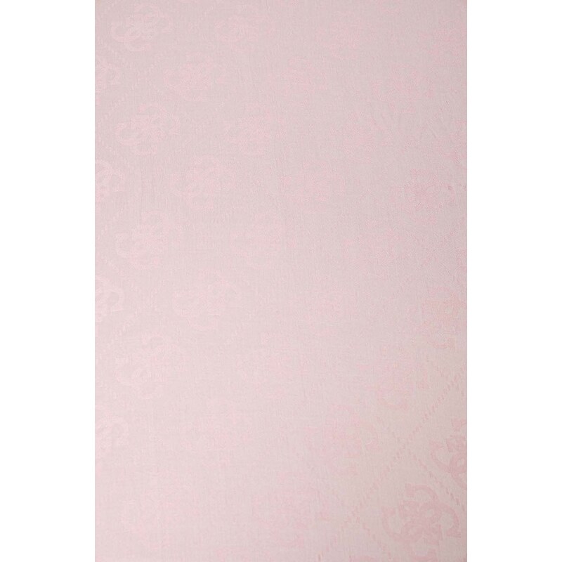 Šatka Guess ELIETTE dámska, ružová farba, vzorovaná, AW5111 VIS03