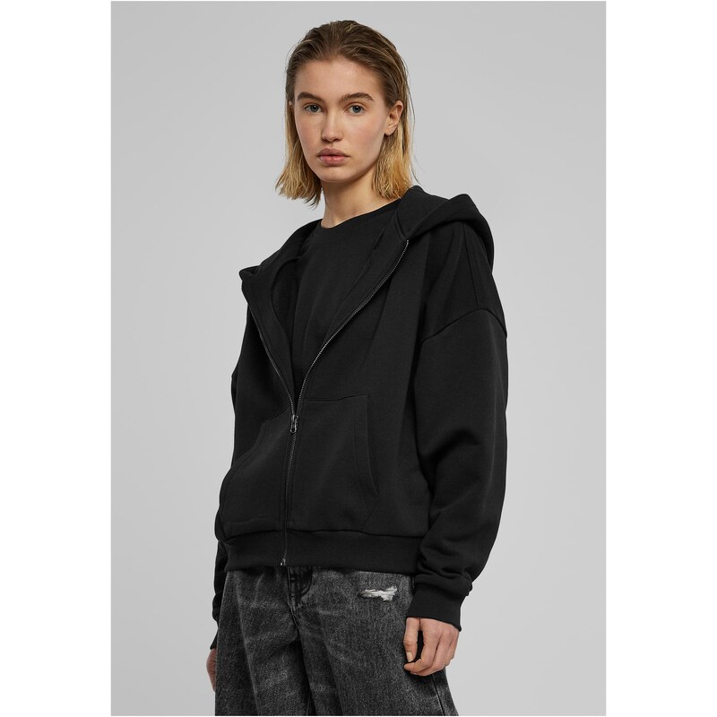 Urban Classics Womens hoodie Boxy Zip Hoody black 57176734