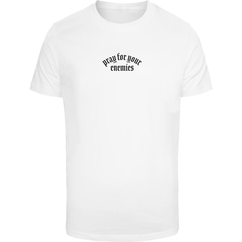Mister Tee Mens T-Shirt Pray For Your Enemies white 56521549