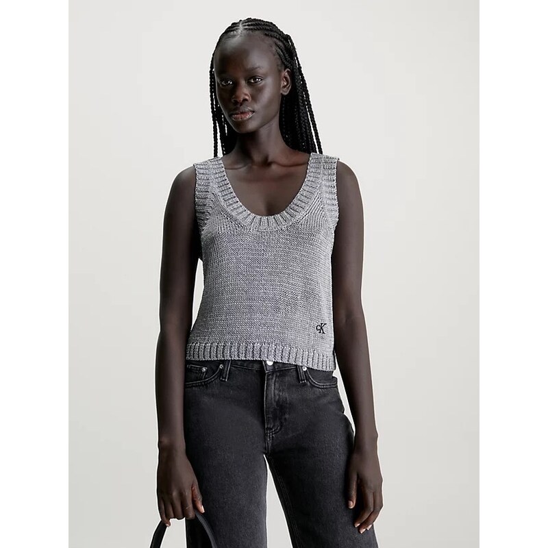 Calvin Klein Jeans | Metallic Sweater top | XS