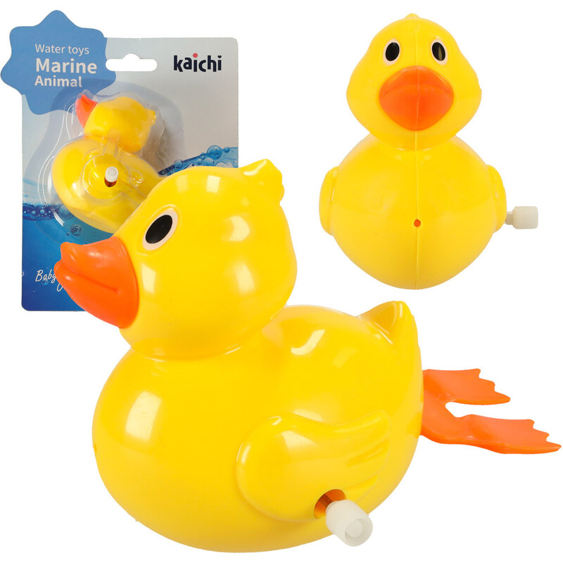 KIK Skrutkovacia plávajúca hračka do kúpeľa kačica