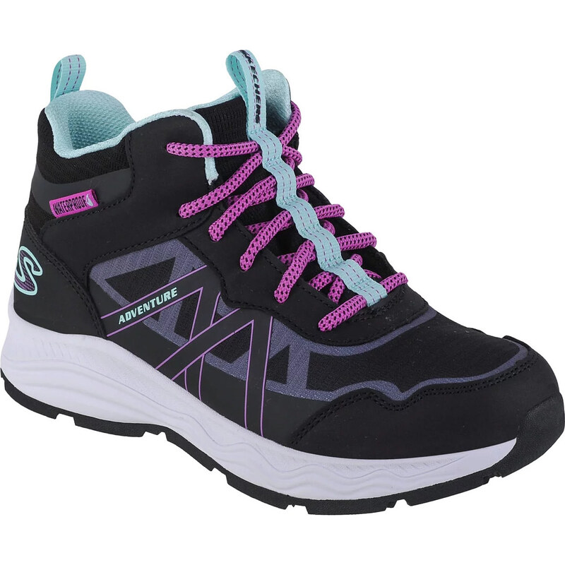 Čierne členkové topánky Skechers Adventure Blitz - Fun Pursuit 303417L 49086492