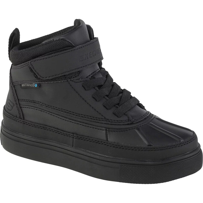 Čierne členkové tenisky Skechers City Point - Merlox 405624L-BBK 49086504