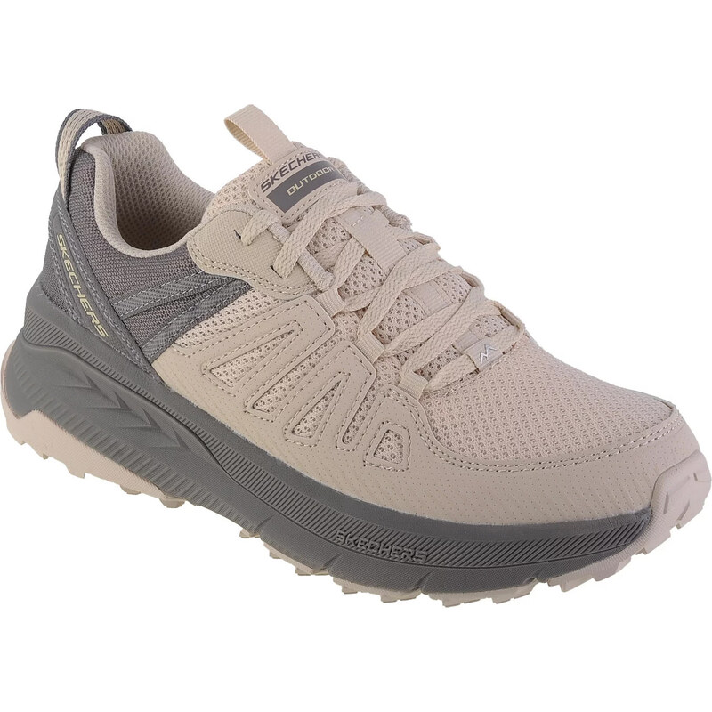 Sivo-béžové trailové tenisky Skechers Switch Back - Cascades 180162 49086523