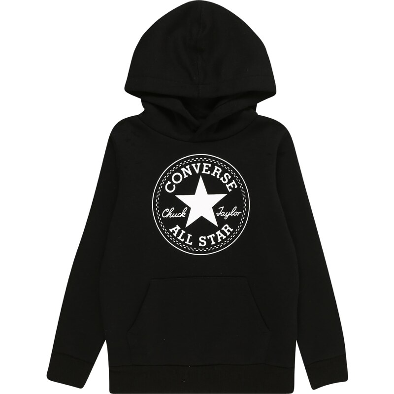 CONVERSE Mikina čierna / biela 49089992