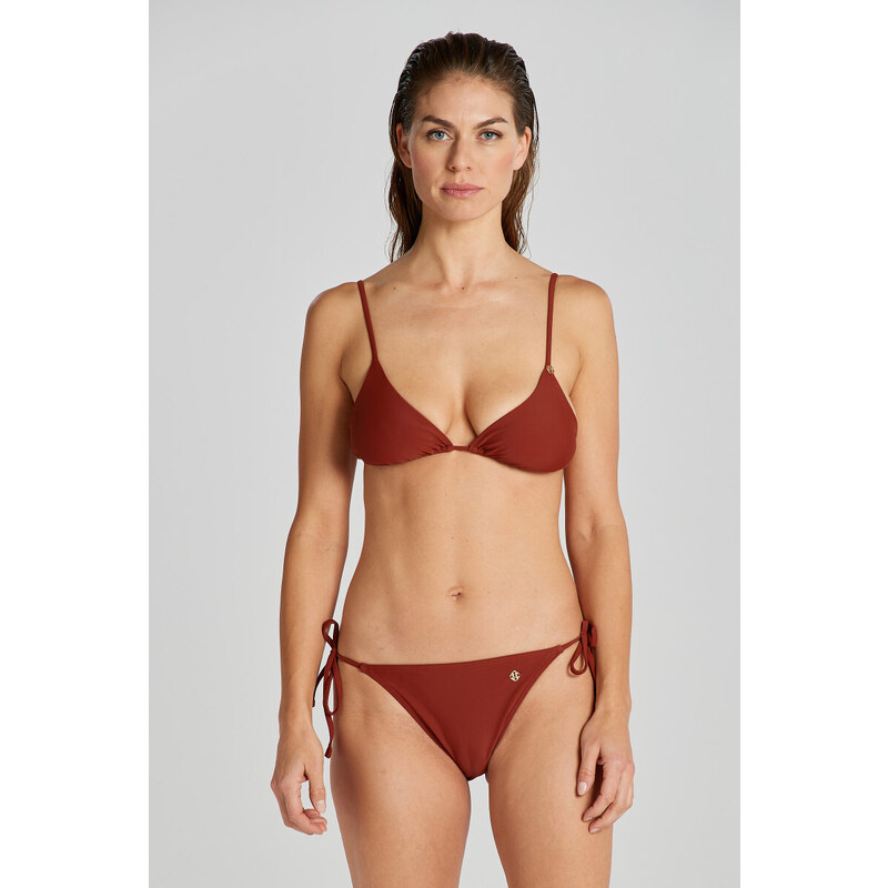 PLAVKY GANT TIE SIDE BIKINI SPODNÝ DIEL SYRUP BROWN 49096598