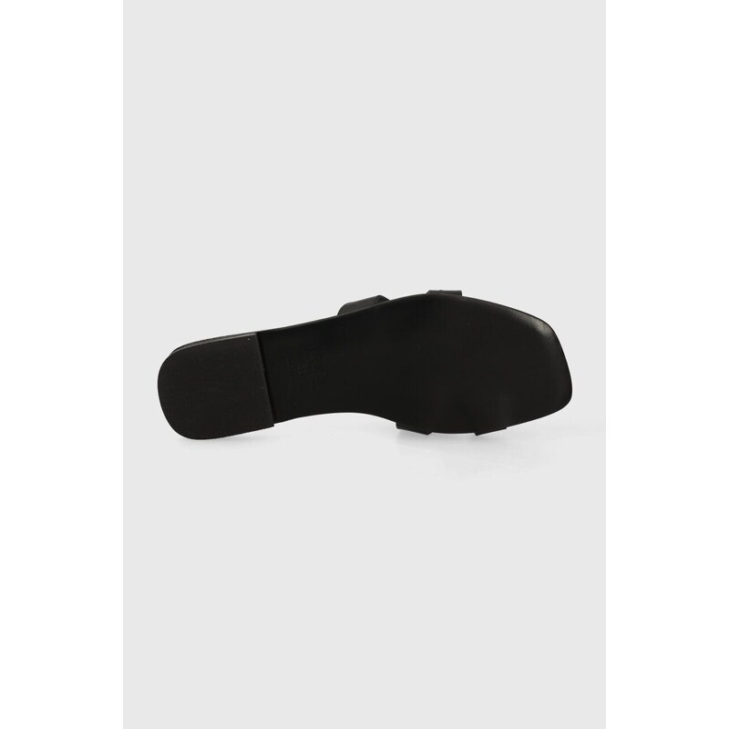 Šľapky Karl Lagerfeld BRIO dámske, čierna farba, KL85408
