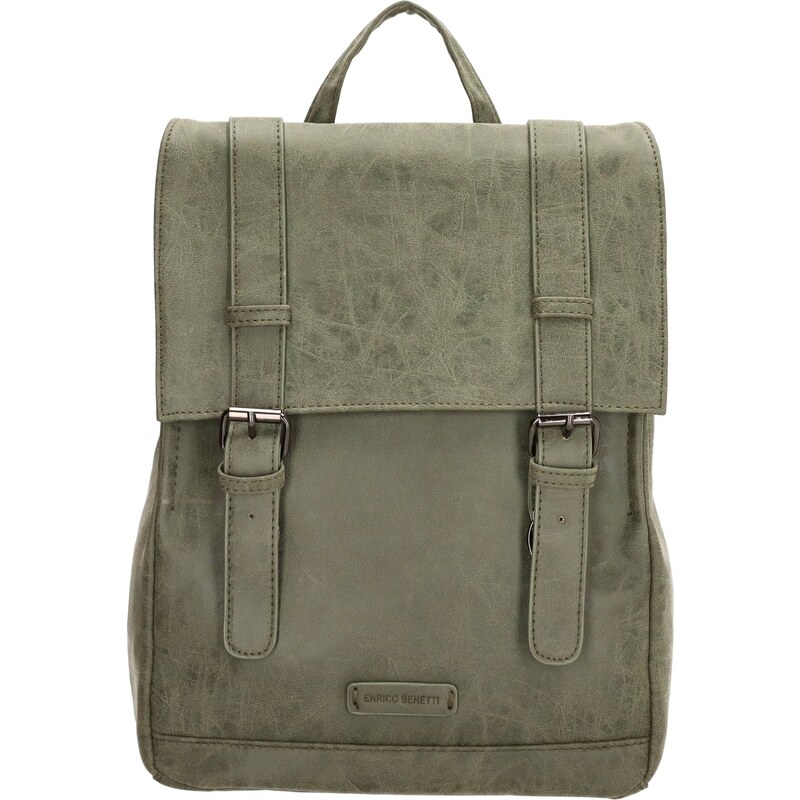 Dámsky batoh a kabelka 2v1 Enrico Benetti Amy Backpack 8 l Olive 49103706