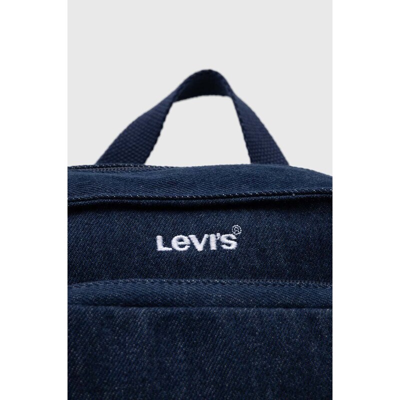 Malá taška Levi's tmavomodrá farba