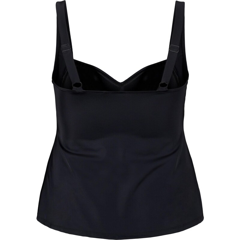 Swim by Zizzi Tankinový top SBasic čierna 54289729