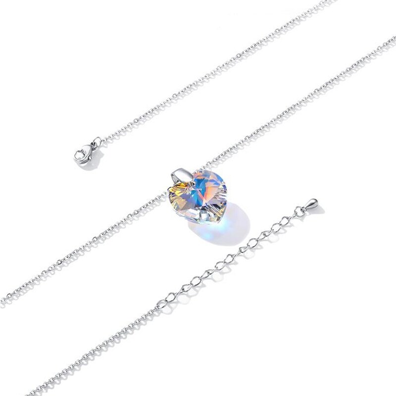 SWAROVSKI Elements Swarovski e. jemný náhrdelník so srdiečkom, Just As 49134939