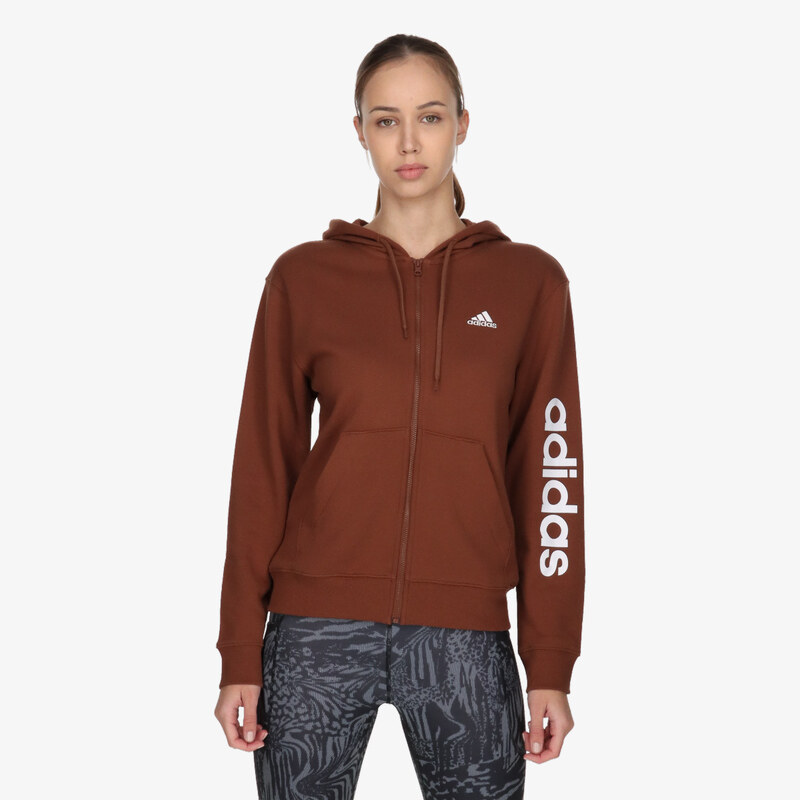 adidas Mikina s kapucňou Essentials Linear Full-Zip French Terry XS 62358850