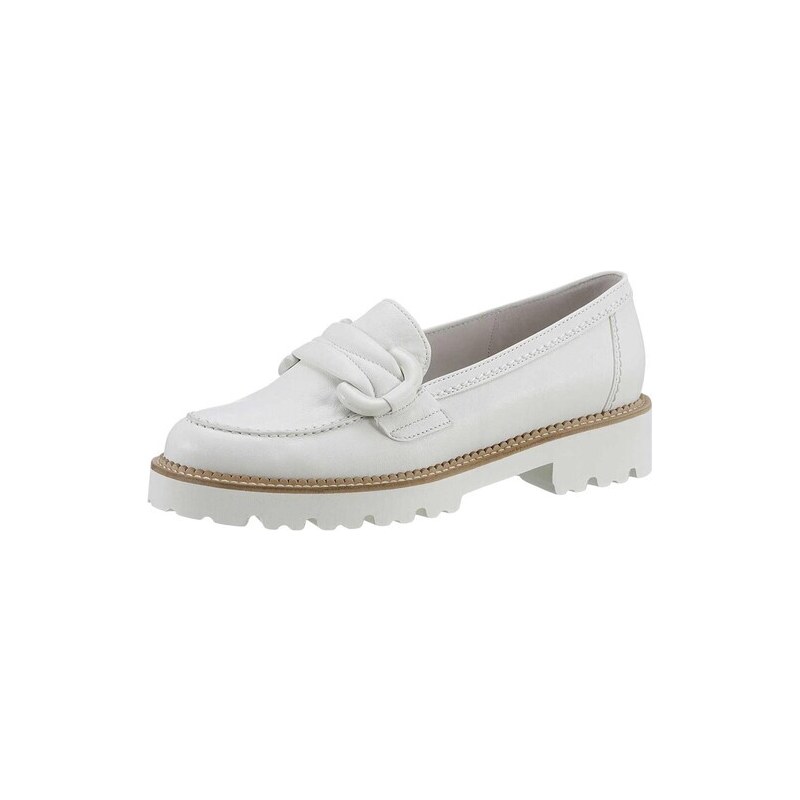 E-shop Kožené slipper topánky GABOR, krémové