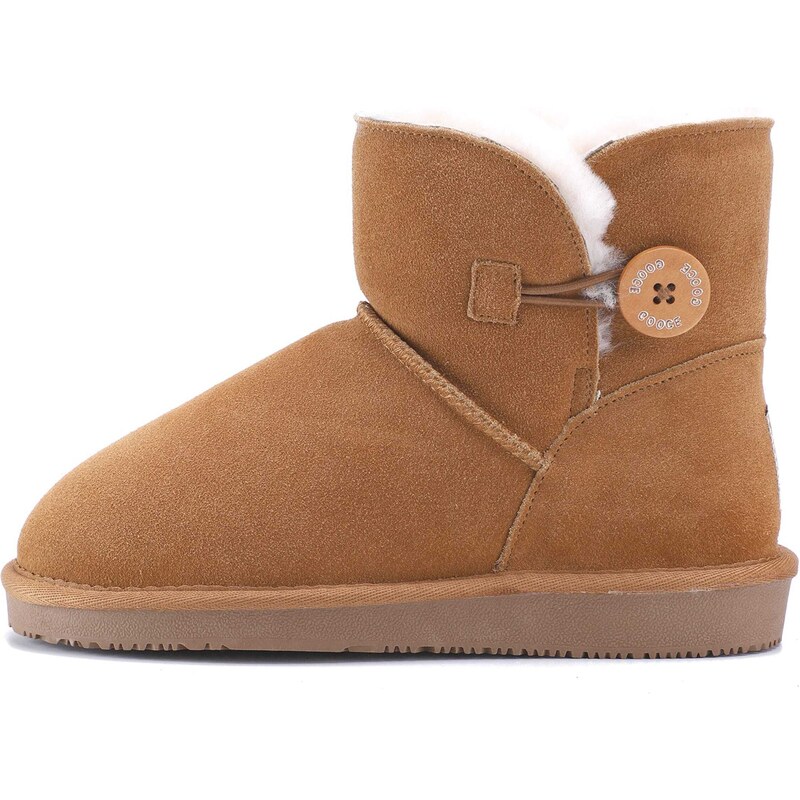 Gooce Nízke čižmy Crestone koňaková / biela 54240485