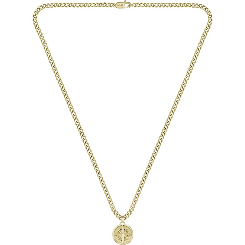 Hugo Boss Nadčasový pánsky pozlátený náhrdelník 1580549 66591702
