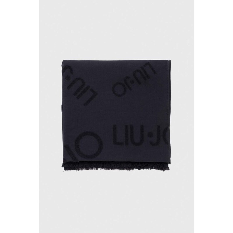 Bavlnený uterák Liu Jo čierna farba
