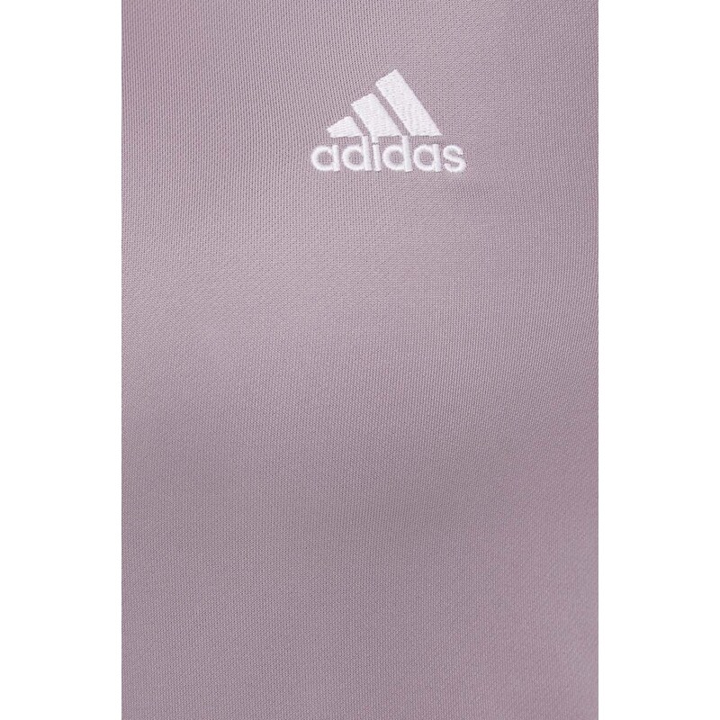 Tepláková súprava adidas dámska, fialová farba, IS0851