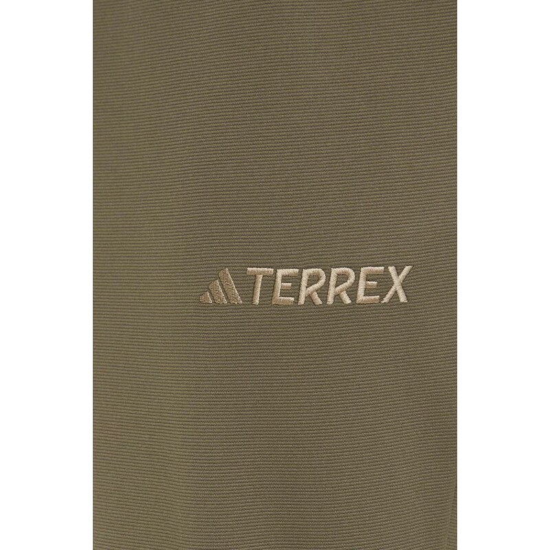 Športové nohavice adidas TERREX Multi pánske, zelená farba, IN0019