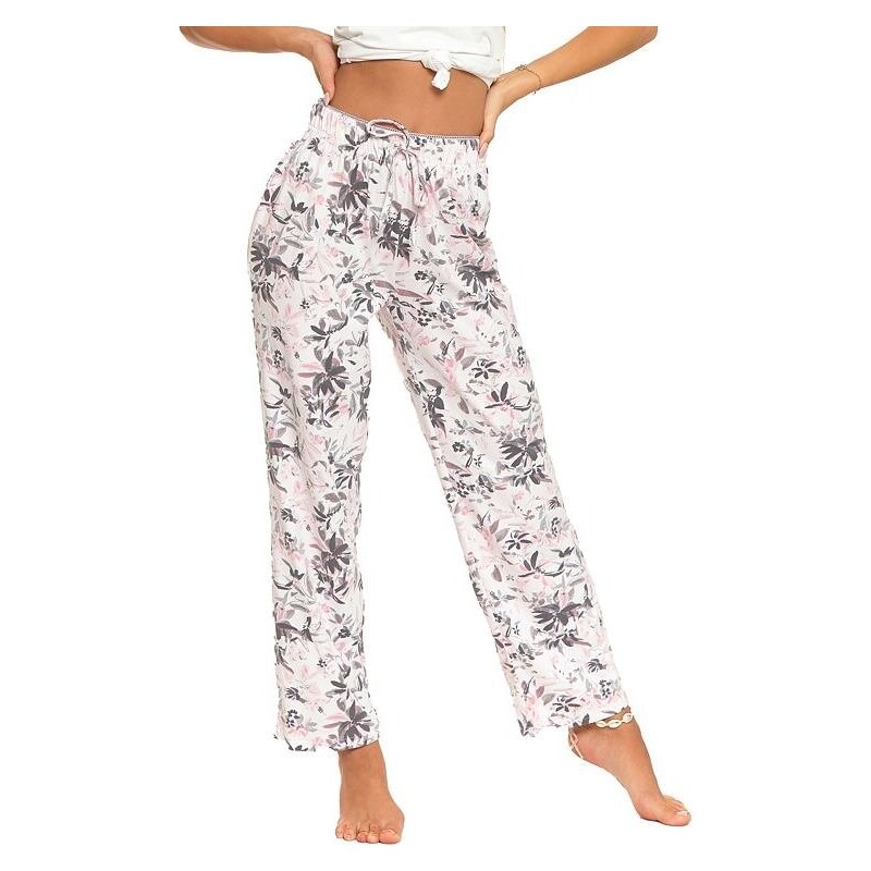 Moraj Pyžamové nohavice Fiona ružové jemné