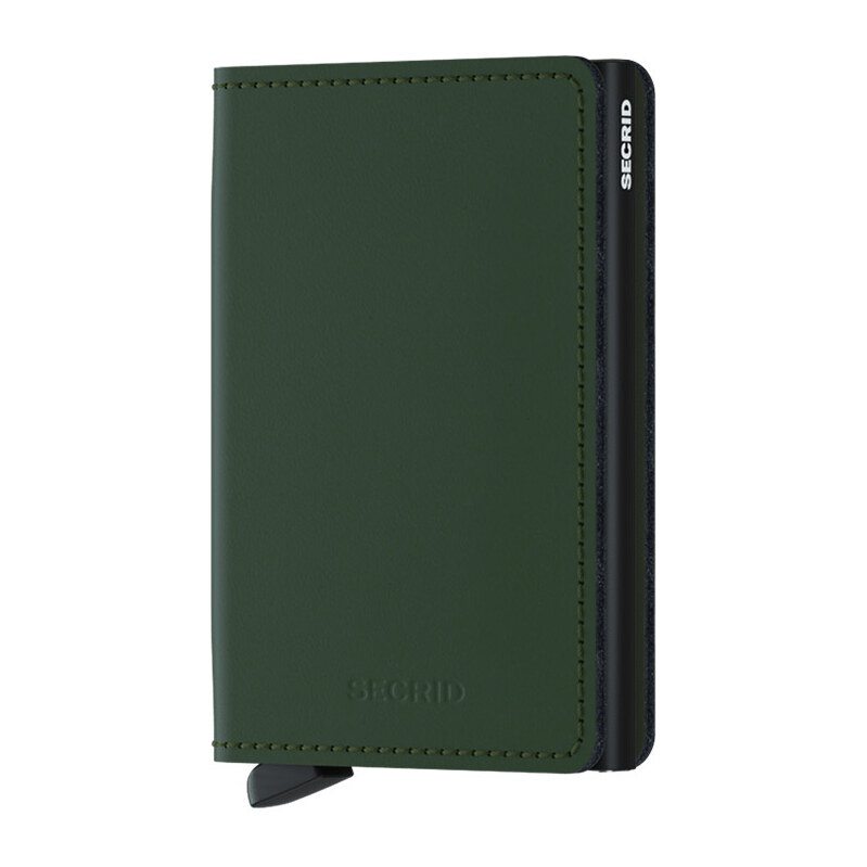 Secrid Slimwallet Matte Green & Black - Unisex - Doplnok Secrid - 67355726