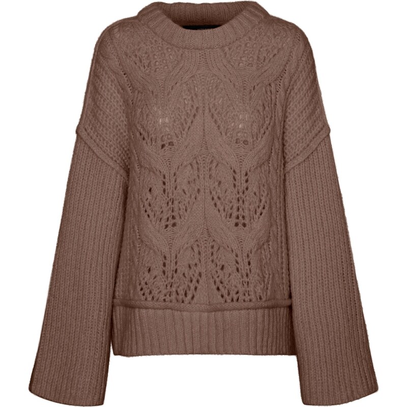VERO MODA Sveter MORNA hnedá 54260743