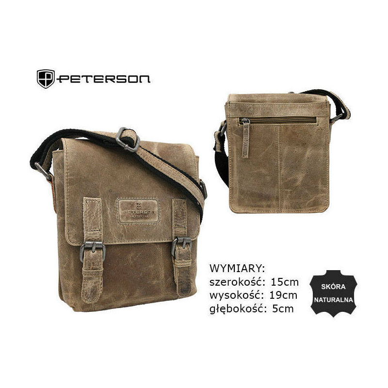 Kožená taška na rameno - Peterson PTN 996-S-HUN