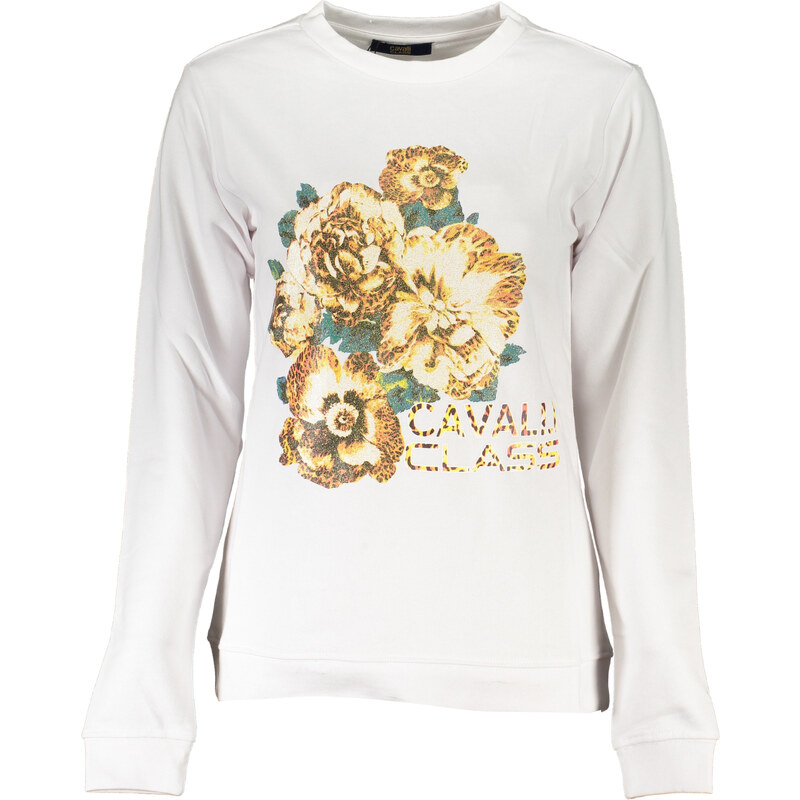 Biela dámska mikina Cavalli Class 64793763