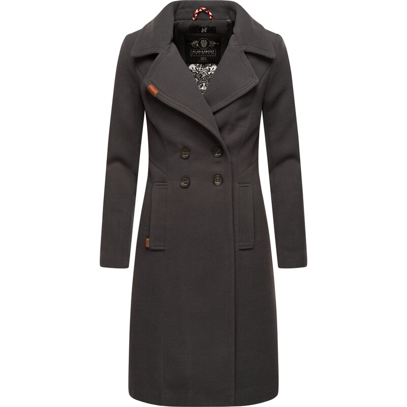 NAVAHOO Prechodný kabát Wooly antracitová 65641474