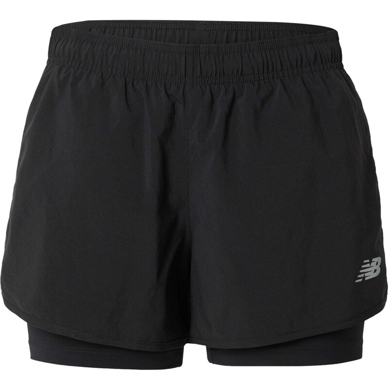 new balance Športové nohavice Essentials striebornosivá / čierna 63570764