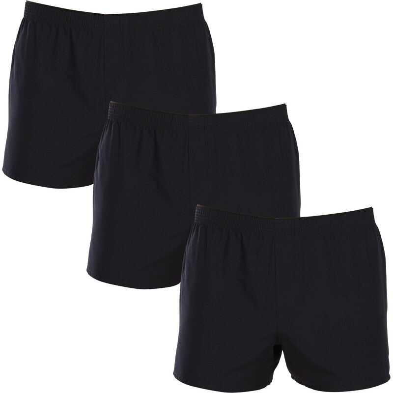 3PACK pánske trenky Nedeto tmavo modré (3NDTT002) 36757512