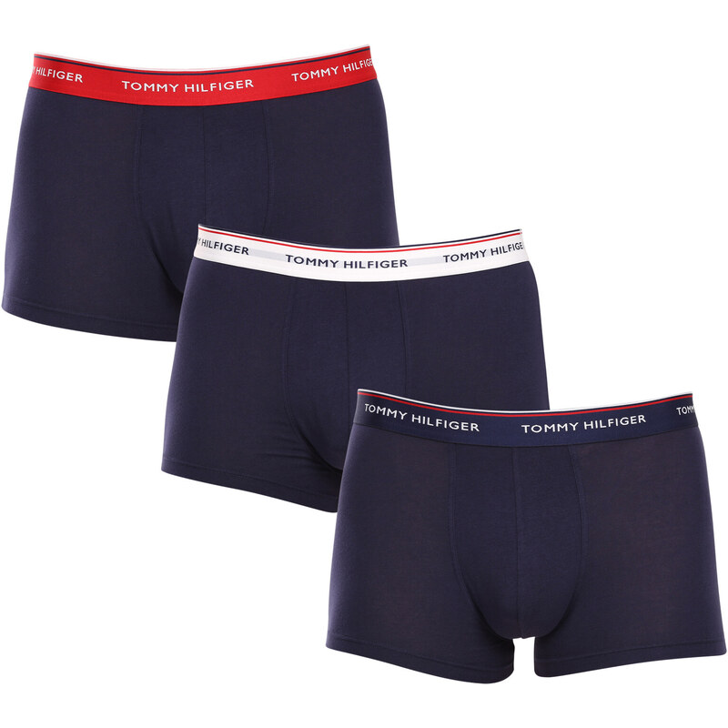 3PACK pánske boxerky Tommy Hilfiger tmavo modré (1U87903842 904) 3964896