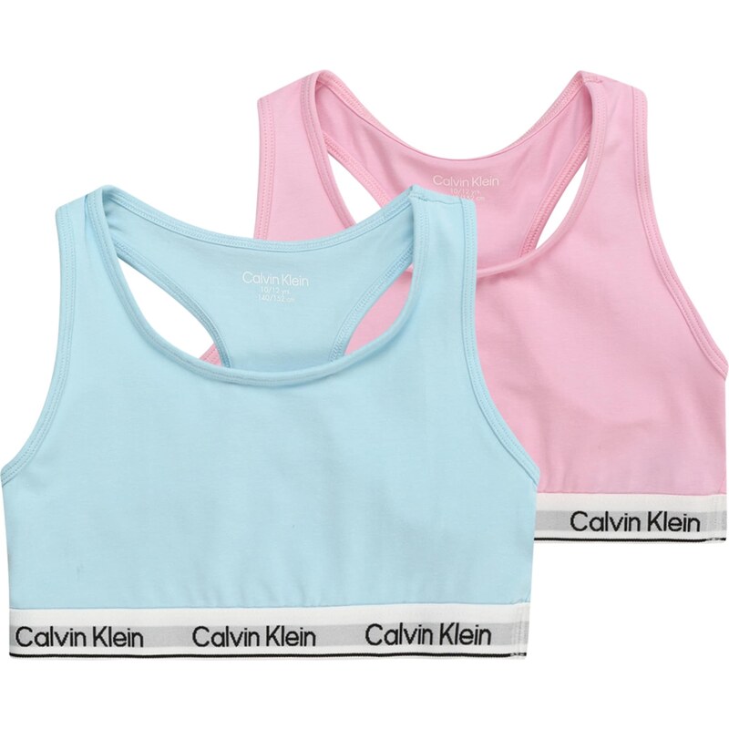 Calvin Klein Underwear Podprsenka svetlomodrá / svetloružová