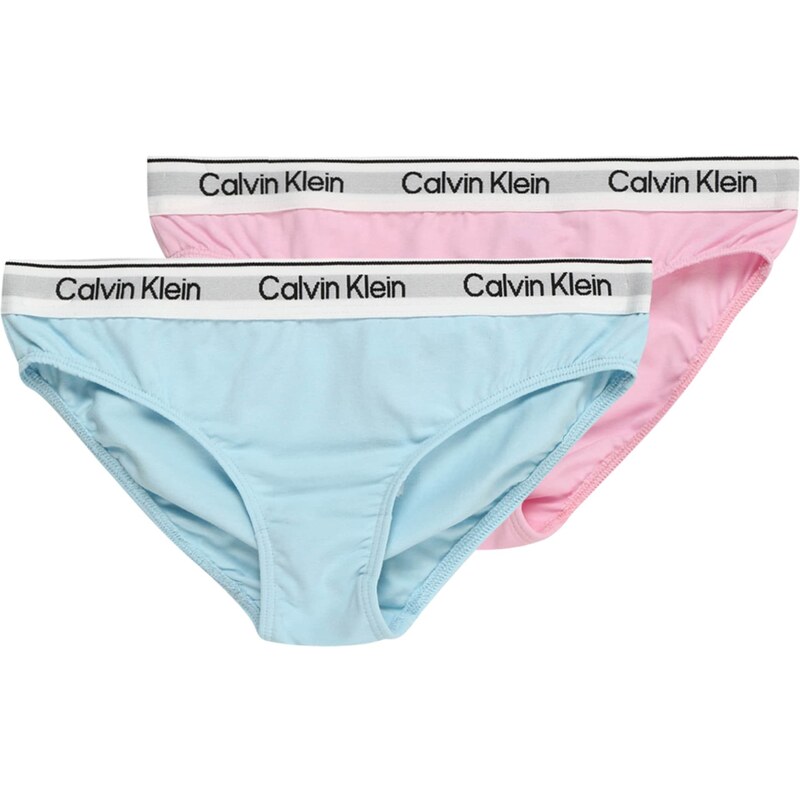 Calvin Klein Underwear Nohavičky svetlomodrá / ružová / čierna / biela