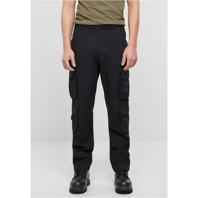 Brandit Black Pure Slim Fit Trousers 50661330