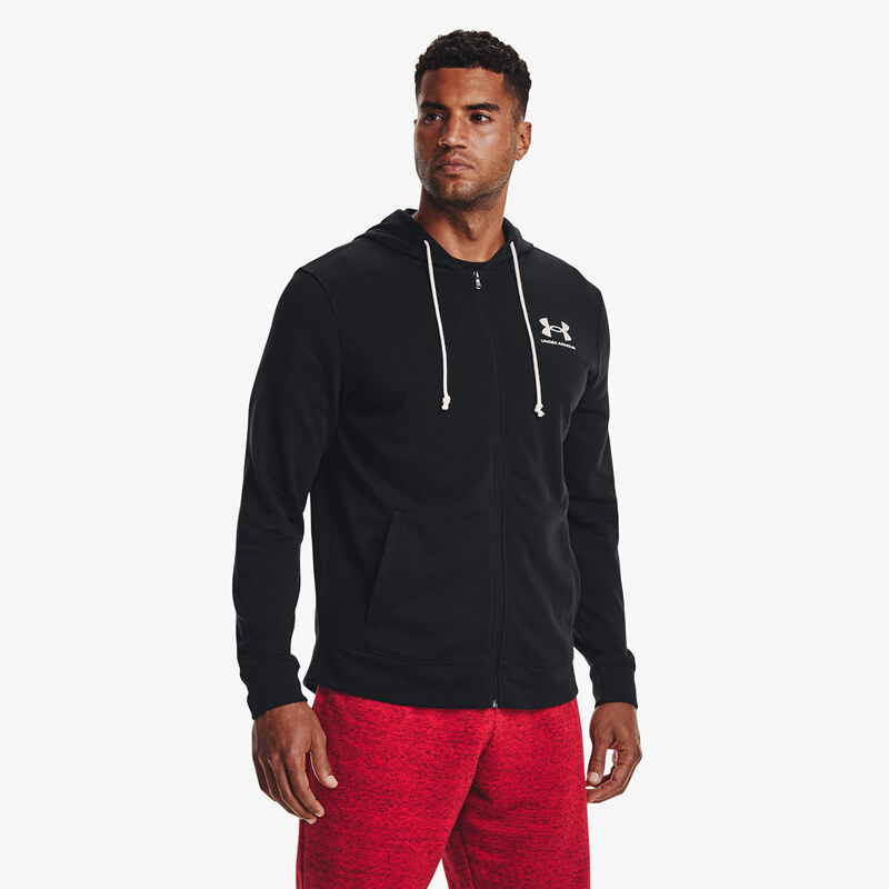 Mikina Under Armour Rival Terry Full-Zip Black XXL 54171329