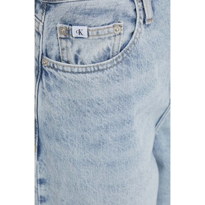 Rifle Calvin Klein Jeans dámske,vysoký pás,J20J223427