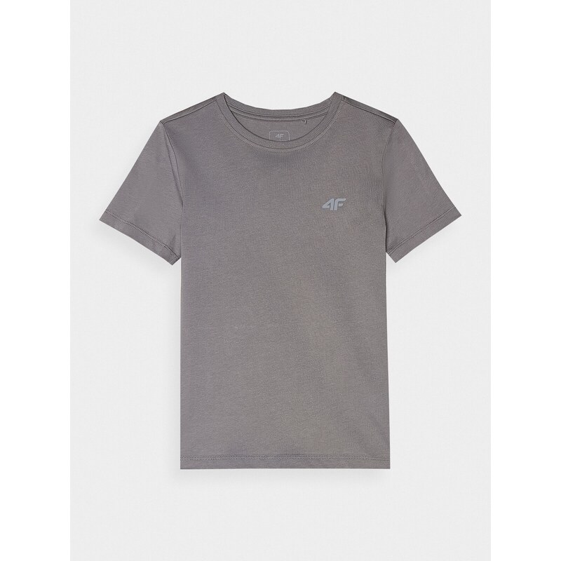4F Chlapčenské tričko - šedé