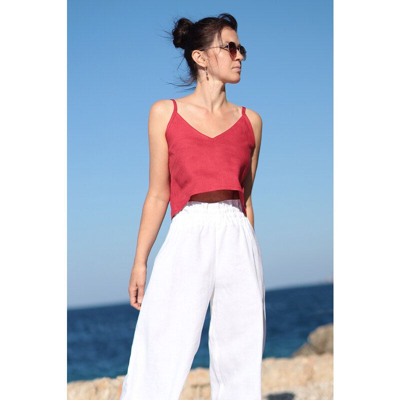 Autorské tielko Lotika zo 100% lanu 63251683