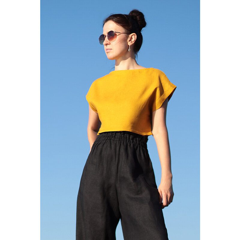 Autorské triko Lotika zo 100% lanu 61081856